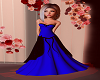 royal blue wedding dress