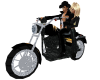 Kat and Harly motorcycle