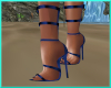 silky heels blue