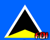 Animate Saint Lucia Flag