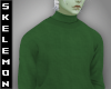 L* Green Turtleneck