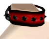 Red Spiked Choker