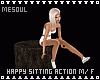 Happy Sitting Action M/F