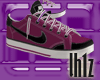 purple  shoes