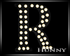 H. Marquee Letter R