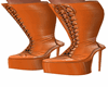 Spooky Ornage Boots