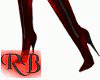 ~RB~ PVC Zippers Red