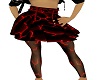 Red Honeycomb Skirt