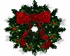 Red Bow Wreath w/Lts