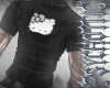 ♱ shirt kitty goth.