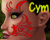 Cym Tribal Red Tattoo