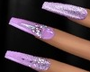 Galaxy Nails lilac