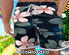 (A) Floral Shorts