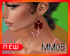 New Red Xmas Earrings