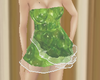 green bubble dress