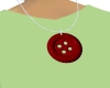 [ML]RED BUTTON PENDANT