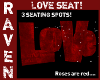 ROSES are RED LOVE SEAT!