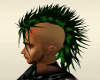 ! Mohawk Hair Green.