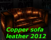 Sofa leather/copper 2012