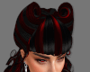 Victory Rolls Black/Red