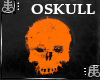 Orange Skull Particles