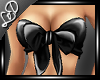 !! Sexy Black Bow PVC 