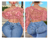 Crochet blouse - pink