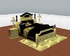 gold & black dream bed