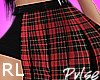 Plaid Skirt Red | RL