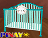 Teal Crib