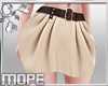 Beige Belt Skirt