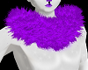 Purple Neck Fur Collar