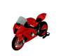 red motorcycle Zx 10R