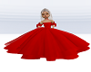 Kids Red Gown