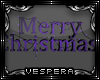 -V- Merry Christmas Sign