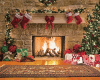 Christmas Fireplace BG