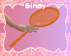 Orange Tennis Racket