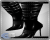 black latex boots 1