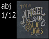 train angel in bl. jeans
