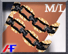 AF. Black C Bracelet ML