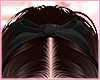 Bow headband black