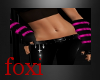 Pink/blk Arm Warmers