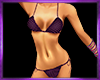 [E]Purple Plaid Bikini