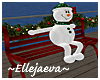 Christmas Snowman Bench