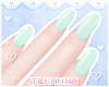[T] Plain nails Mint