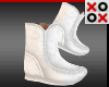 White Romping Boots