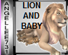 LION WITH BABY ANIM