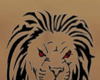 tribal lion tattoo male