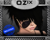 QZ|Emo Black Hair F