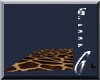 [G]Leopard Rug Rectangol